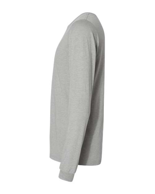Bella + Canvas 3501 Unisex Jersey Long-Sleeve T-Shirt #color_ATH GREY TRIBLND