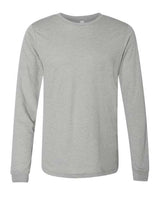 Bella + Canvas 3501 Unisex Jersey Long-Sleeve T-Shirt #color_ATH GREY TRIBLND