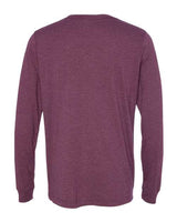 Bella + Canvas 3501 Unisex Jersey Long-Sleeve T-Shirt #color_MAROON TRIBLEND