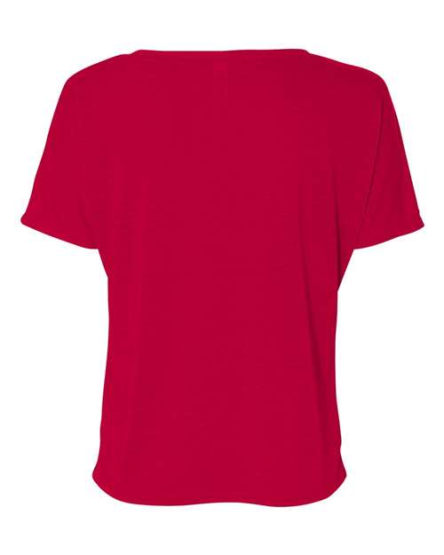 Bella + Canvas 8815 Ladies' Slouchy V-Neck T-Shirt #color_RED