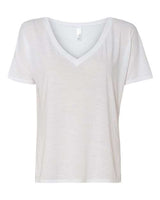 Bella + Canvas 8815 Ladies' Slouchy V-Neck T-Shirt #color_WHITE