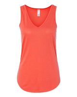 Bella + Canvas B8805 Ladies' Flowy V-Neck Tank #color_CORAL