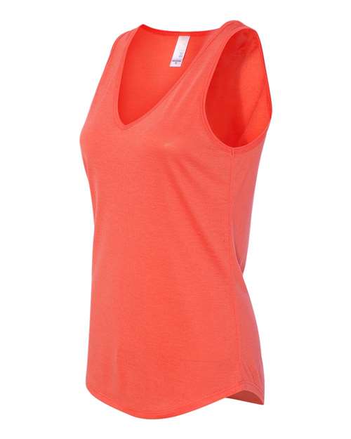 Bella + Canvas B8805 Ladies' Flowy V-Neck Tank #color_CORAL