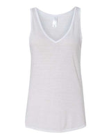Bella + Canvas B8805 Ladies' Flowy V-Neck Tank #color_WHITE