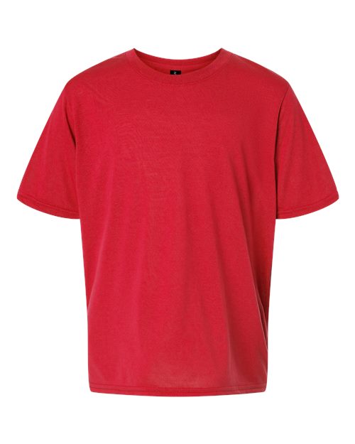 Gildan G420B Youth Performance Youth 5 oz. T-Shirt #color_RED