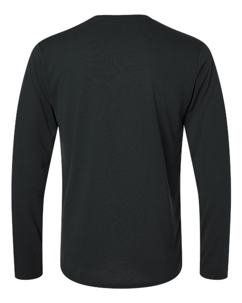 Gildan G424 Adult Performance Adult 5 oz. Long-Sleeve T-Shirt #color_BLACK