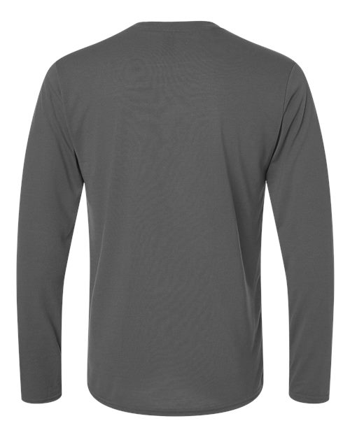 Gildan G424 Adult Performance Adult 5 oz. Long-Sleeve T-Shirt #color_CHARCOAL