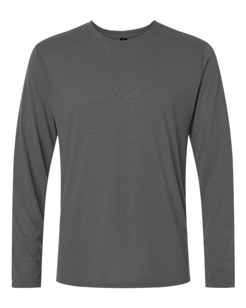 Gildan G424 Adult Performance Adult 5 oz. Long-Sleeve T-Shirt #color_CHARCOAL