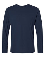 Gildan G424 Adult Performance Adult 5 oz. Long-Sleeve T-Shirt #color_NAVY
