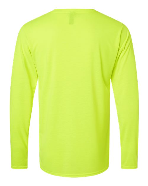 Gildan G424 Adult Performance Adult 5 oz. Long-Sleeve T-Shirt #color_SAFETY GREEN