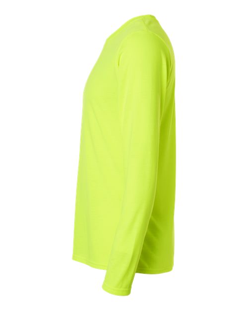 Gildan G424 Adult Performance Adult 5 oz. Long-Sleeve T-Shirt #color_SAFETY GREEN