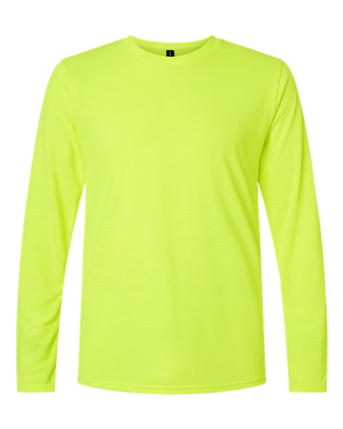 Gildan G424 Adult Performance Adult 5 oz. Long-Sleeve T-Shirt #color_SAFETY GREEN