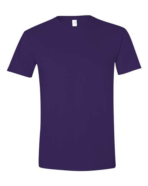 Gildan G640 Adult Softstyle 4.5 oz T-Shirt #color_PURPLE