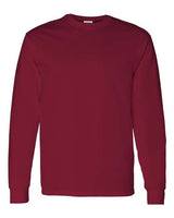 Gildan G540 Adult Heavy Cotton Long-Sleeve T-Shirt #color_CARDINAL RED