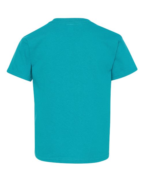 Gildan G500B Youth Heavy Cotton T-Shirt #color_TROPICAL BLUE