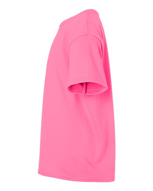 Gildan G200B Youth Ultra Cotton T-Shirt #color_SAFETY PINK