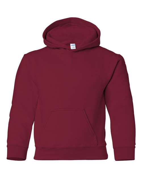Gildan G185B Youth Heavy Blend 50/50 Hooded Sweatshirt #color_CARDINAL RED