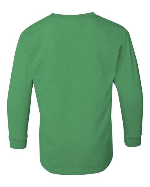Gildan G540B Youth Heavy Cotton Long-Sleeve T-Shirt #color_IRISH GREEN