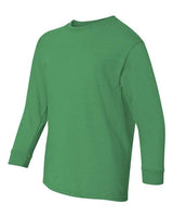 Gildan G540B Youth Heavy Cotton Long-Sleeve T-Shirt #color_IRISH GREEN