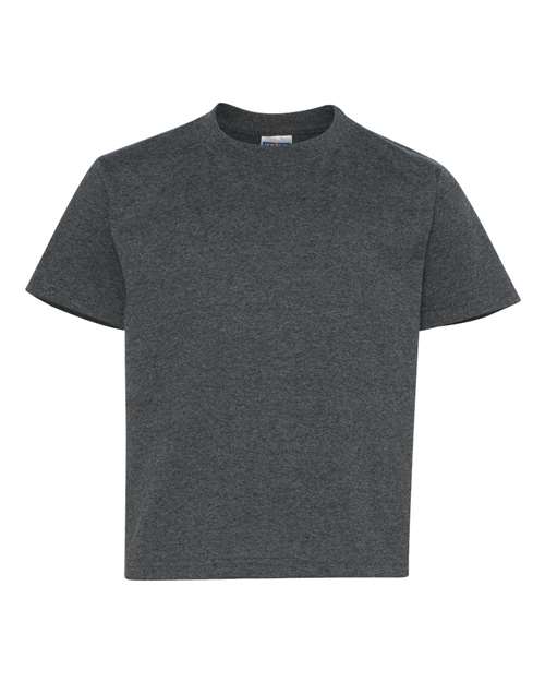 Jerzees 29B Youth DRI-POWER ACTIVE T-Shirt #color_BLACK HEATHER