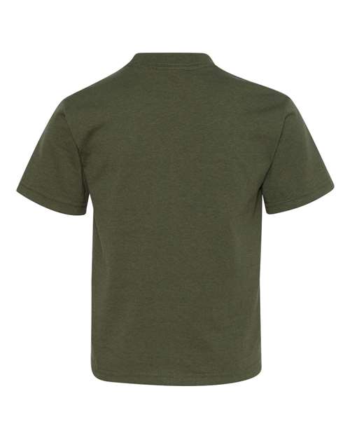 Jerzees 29B Youth DRI-POWER ACTIVE T-Shirt #color_MILITARY GREEN