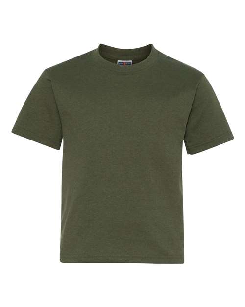 Jerzees 29B Youth DRI-POWER ACTIVE T-Shirt #color_MILITARY GREEN