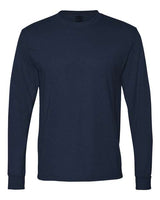 Jerzees 21ML Adult DRI-POWER SPORT Long-Sleeve T-Shirt #color_J NAVY