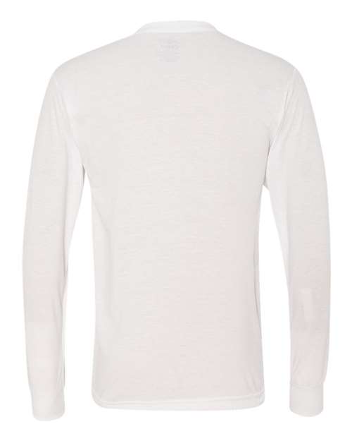 Jerzees 21ML Adult DRI-POWER SPORT Long-Sleeve T-Shirt #color_WHITE