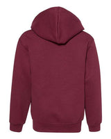Jerzees 993B Youth NuBlend Fleece Full-Zip Hooded Sweatshirt #color_MAROON