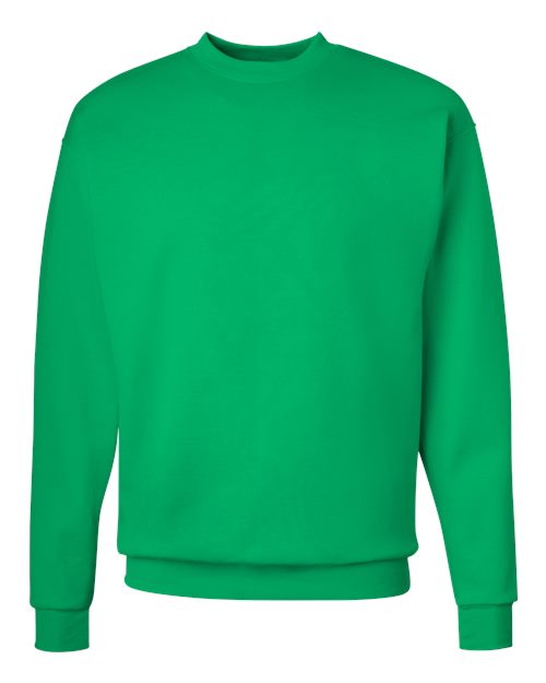 Hanes P1607 Unisex Ecosmart 50/50 Crewneck Sweatshirt #color_KELLY GREEN