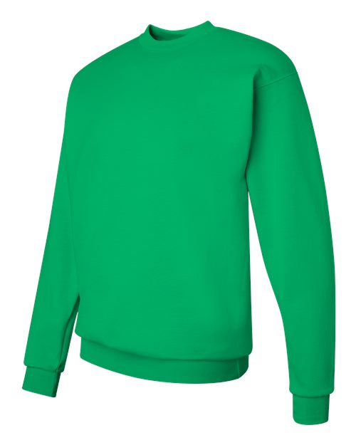 Hanes P1607 Unisex Ecosmart 50/50 Crewneck Sweatshirt #color_KELLY GREEN