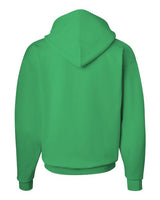 Hanes P170 Unisex Ecosmart 50/50 Pullover Hooded Sweatshirt #color_KELLY GREEN