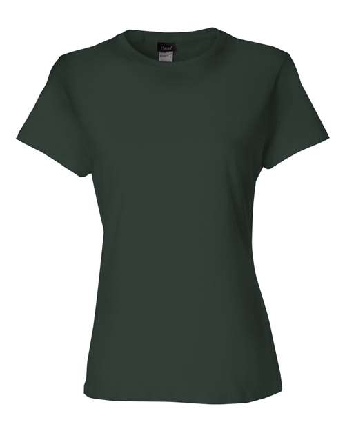 Hanes SL04 Ladies' Nano-T T-Shirt #color_DEEP FOREST