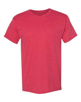 Hanes 5170 Unisex 50/50 T-Shirt #color_HEATHER RED