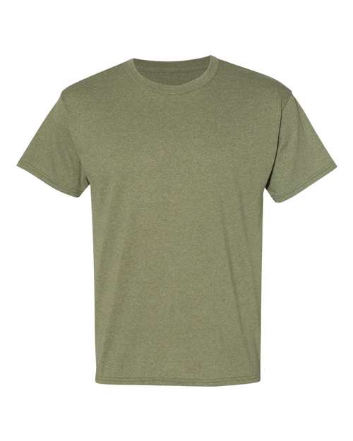Hanes 5170 Unisex 50/50 T-Shirt #color_HEATHER GREEN