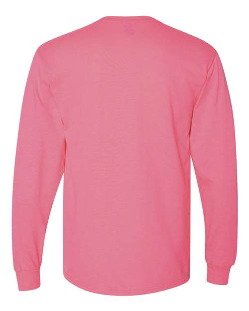 Jerzees 29L Adult DRI-POWER ACTIVE Long-Sleeve T-Shirt #color_NEON PINK