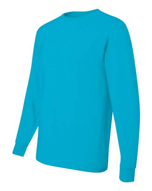 Jerzees 29L Adult DRI-POWER ACTIVE Long-Sleeve T-Shirt #color_CALIFORNIA BLUE