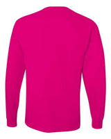 Jerzees 29L Adult DRI-POWER ACTIVE Long-Sleeve T-Shirt #color_CYBER PINK
