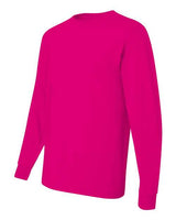Jerzees 29L Adult DRI-POWER ACTIVE Long-Sleeve T-Shirt #color_CYBER PINK