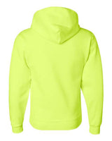 Jerzees 4997 Adult Super Sweats NuBlend Fleece Pullover Hooded Sweatshirt #color_SAFETY GREEN