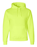 Jerzees 4997 Adult Super Sweats NuBlend Fleece Pullover Hooded Sweatshirt #color_SAFETY GREEN