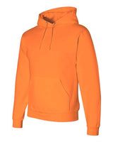 Jerzees 4997 Adult Super Sweats NuBlend Fleece Pullover Hooded Sweatshirt #color_SAFETY ORANGE
