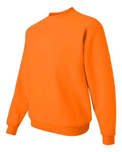 Jerzees 562 Adult NuBlend FleeceCrew #color_SAFETY ORANGE