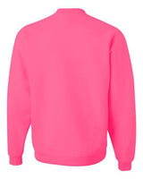 Jerzees 562 Adult NuBlend FleeceCrew #color_NEON PINK