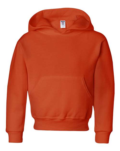 Jerzees 996Y Youth NuBlend Fleece Pullover Hooded Sweatshirt #color_BURNT ORANGE