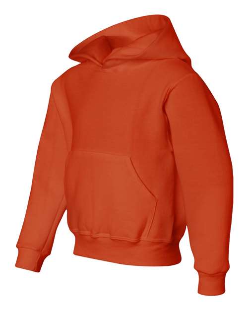 Jerzees 996Y Youth NuBlend Fleece Pullover Hooded Sweatshirt #color_BURNT ORANGE