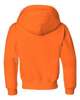 Jerzees 996Y Youth NuBlend Fleece Pullover Hooded Sweatshirt #color_SAFETY ORANGE