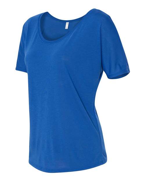 Bella + Canvas 8816 Ladies' Slouchy Scoop-Neck T-Shirt #color_TRUE ROYAL
