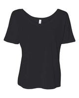 Bella + Canvas 8816 Ladies' Slouchy Scoop-Neck T-Shirt #color_BLACK