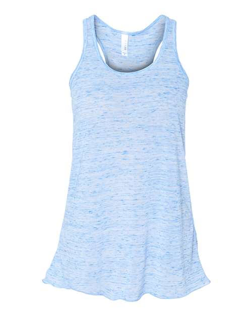 Bella + Canvas B8800 Ladies' Flowy Racerback Tank #color_BLUE MARBLE